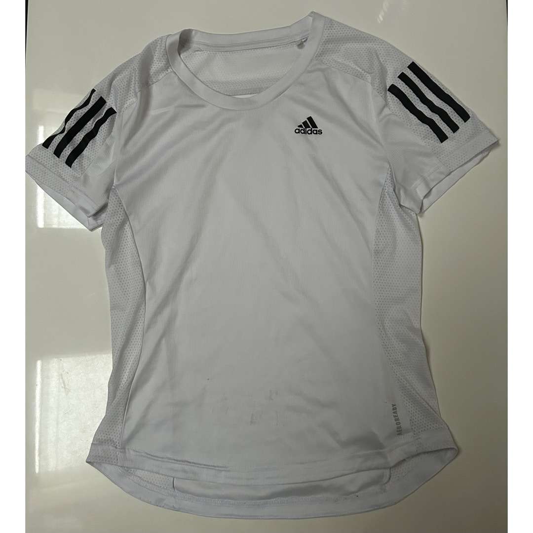 adidas(アディダス)の【adidas】オウン ザ ラン 半袖Tシャツ　白 レディースのトップス(Tシャツ(半袖/袖なし))の商品写真