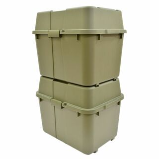 グリーンパル トランクボックス Armey Green 70L ( 2個セット (ケース/ボックス)