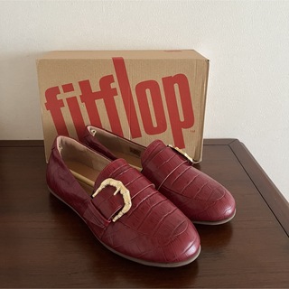 fitflop - 新品　fitflop クロコ型押し　ローファー　革靴