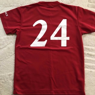 asics - アシックス背番号24TシャツSSサイズ