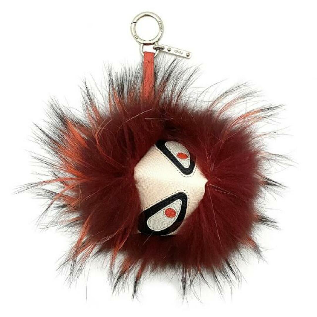 FENDI - フェンディ キーホルダー バッグバグズ ボルドー レッド FENDI - フェンディ キーホルダー バッグバグズ ボルドー レッド