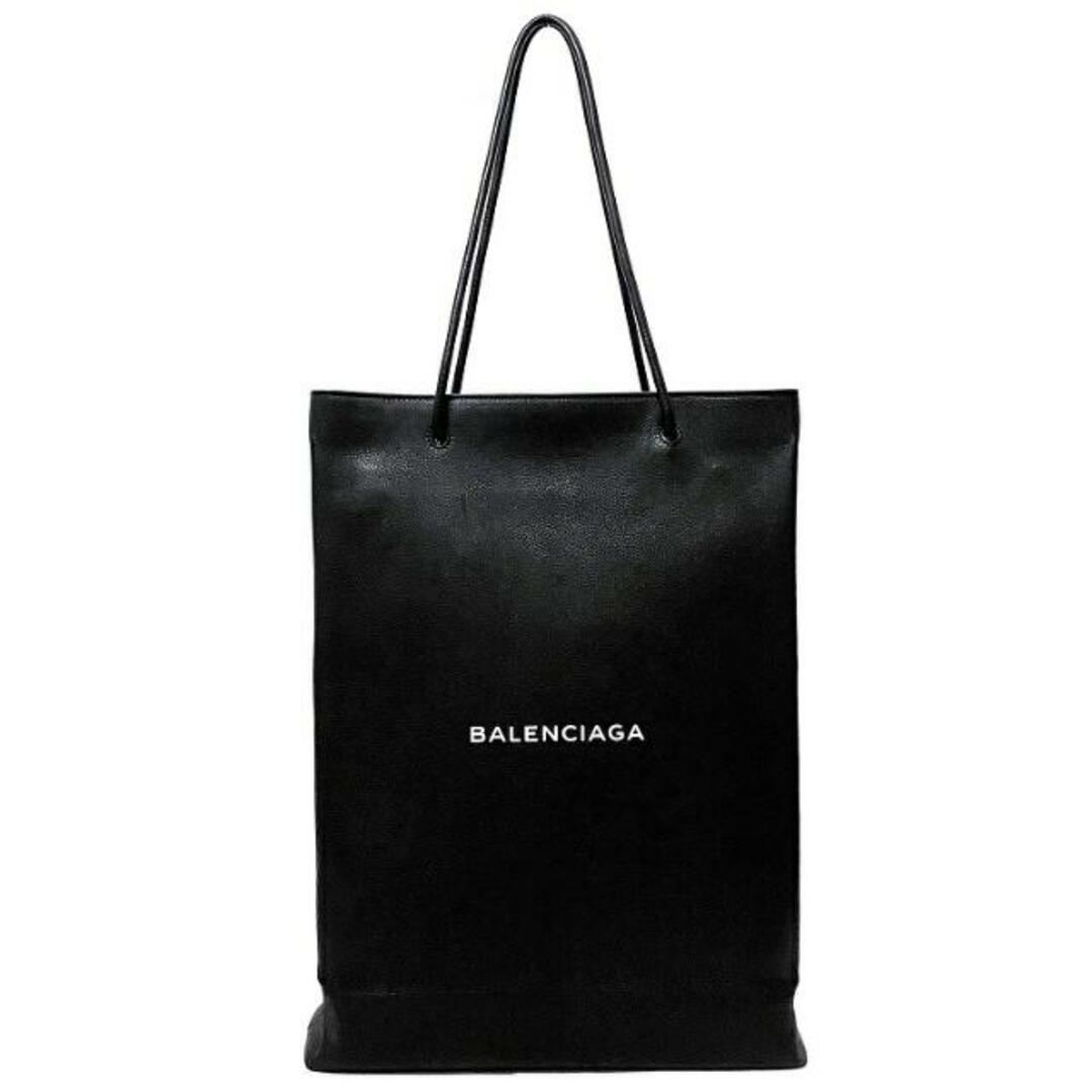 Balenciaga(バレンシアガ)のバレンシアガ ショッピングバッグ M ブラック ノースサウス 482545 美品 レザー 中古 BALENCIAGA 黒 トートバッグ 縦 ロゴ ワンポイント シンプル ロゴバッグ 書類 PC ビジネス 定番 人気 通勤 通学 レディースのバッグ(トートバッグ)の商品写真