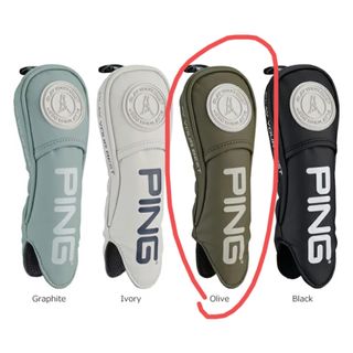 ピン(PING)のPING FW Olive ヘッドカバー FW 【フェアウェイウッド用】(その他)