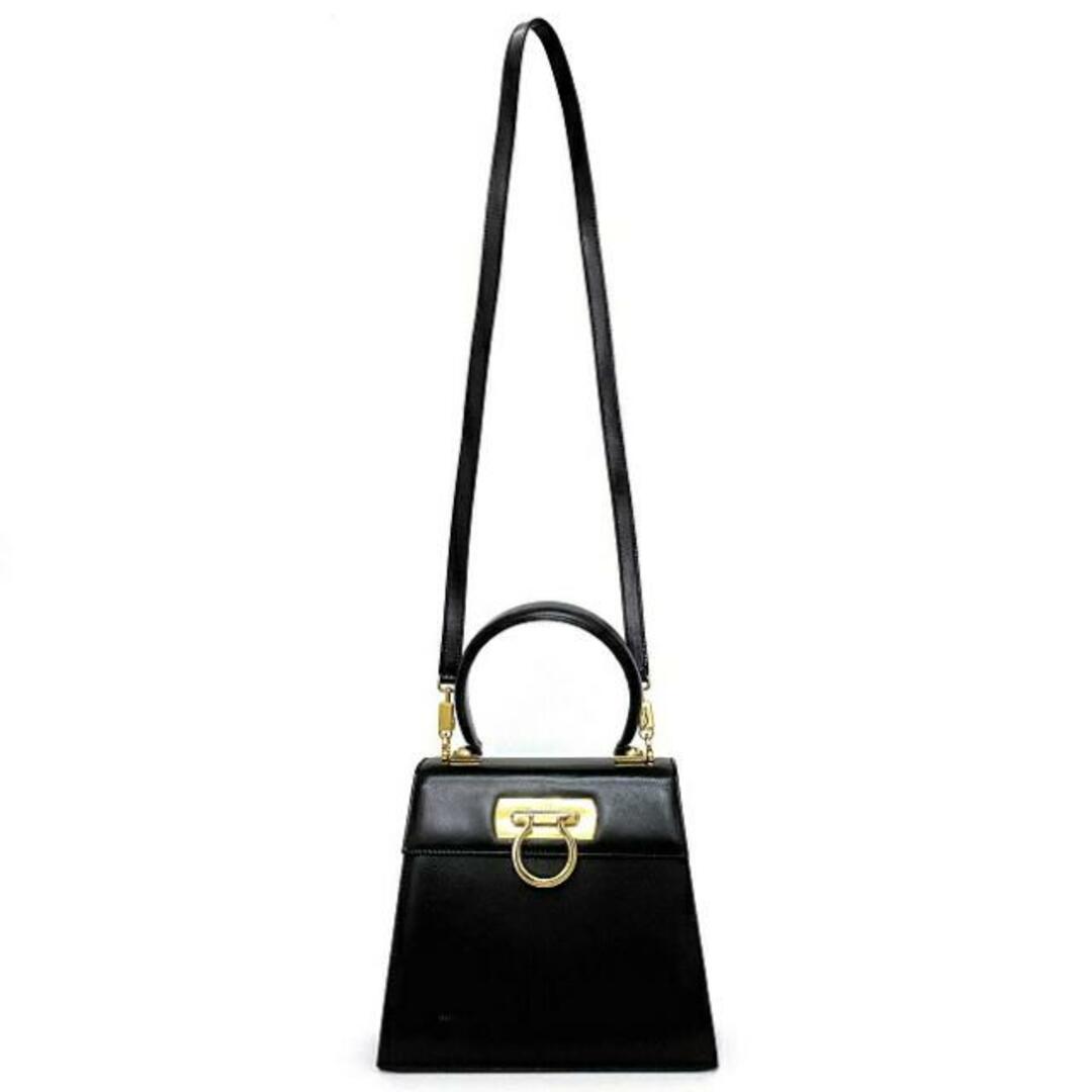 FERRAGAMO - サルヴァトーレ・フェラガモ 2way バッグ ブラック FERRAGAMO - サルヴァトーレ・フェラガモ 2way バッグ ブラック