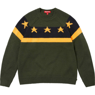シュプリーム(Supreme)の【Mサイズ】Stars Sweater スターズセーター(ニット/セーター)