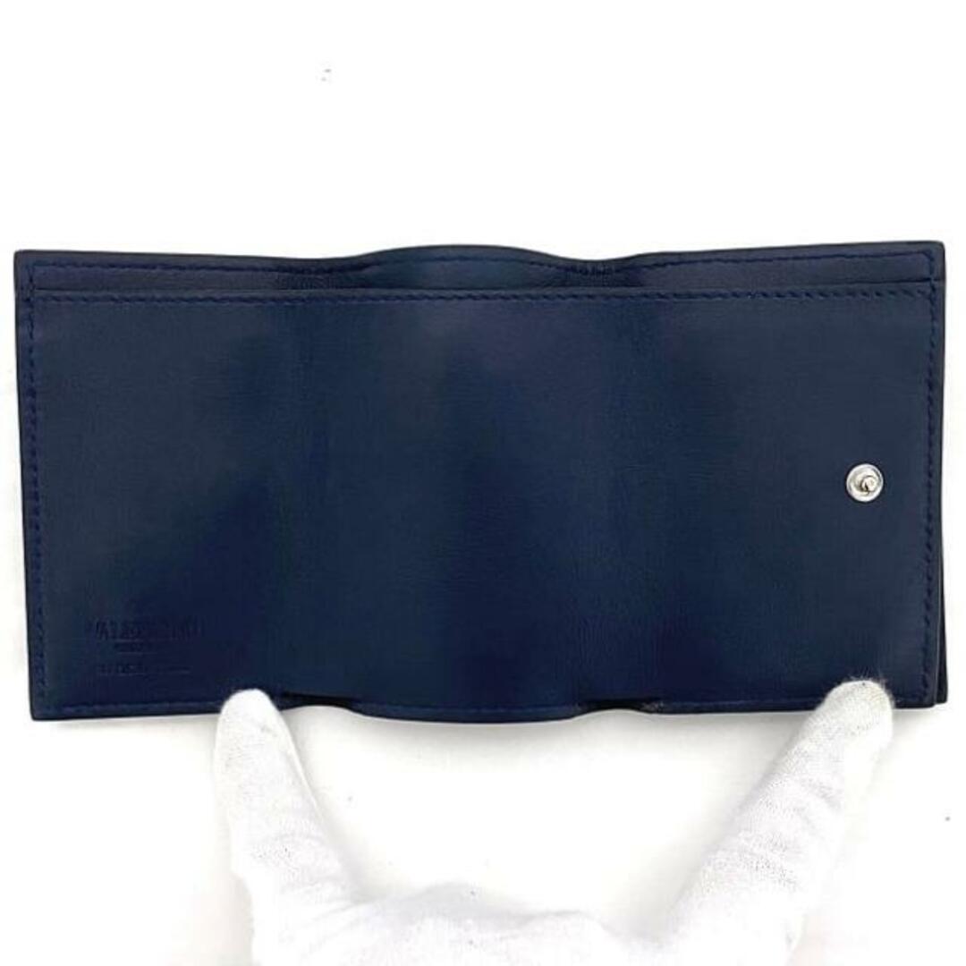 ヴァレンティノ ガラヴァーニ 三つ折り 財布 ネイビー ブルー ヴァレンティノ ガラヴァーニ 三つ折り 財布 ネイビー ブルー