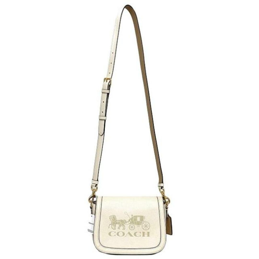 COACH - コーチ ショルダーバッグ ホワイト ベージュ ホース COACH - コーチ ショルダーバッグ ホワイト ベージュ ホース