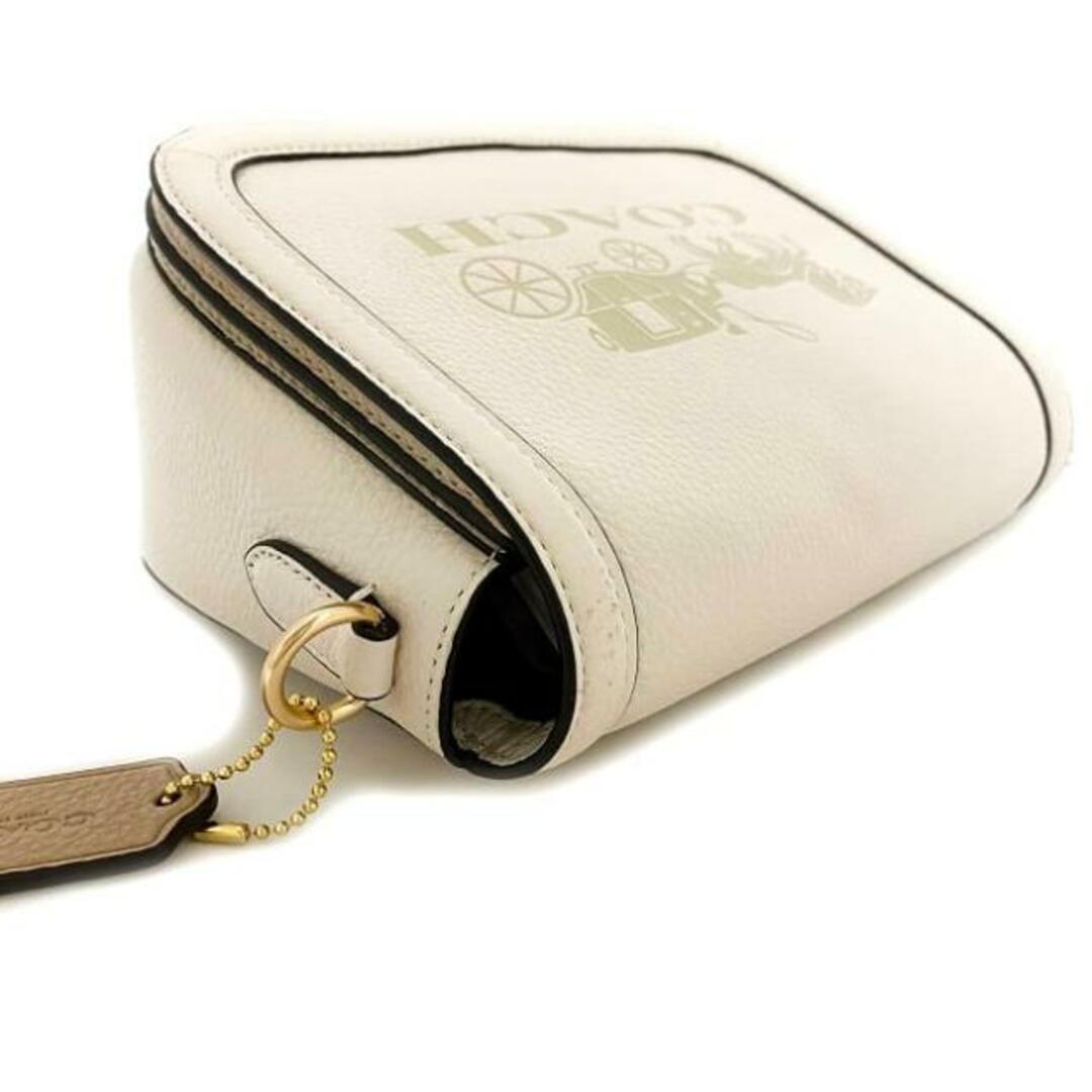 COACH - コーチ ショルダーバッグ ホワイト ベージュ ホース COACH - コーチ ショルダーバッグ ホワイト ベージュ ホース