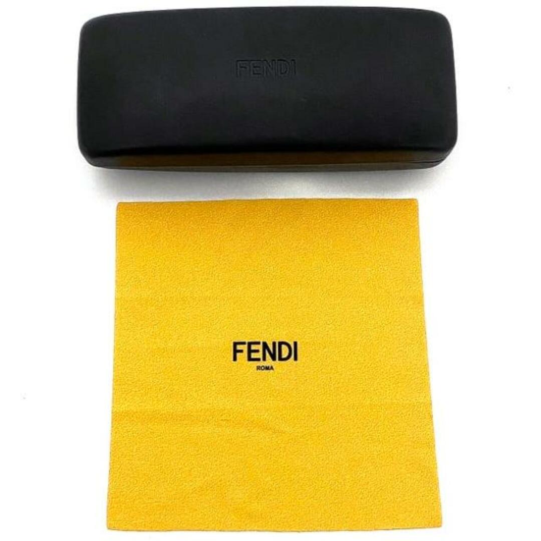 FENDI - フェンディ サングラス イエロー ブラウン べっ甲風 FENDI - フェンディ サングラス イエロー ブラウン べっ甲風