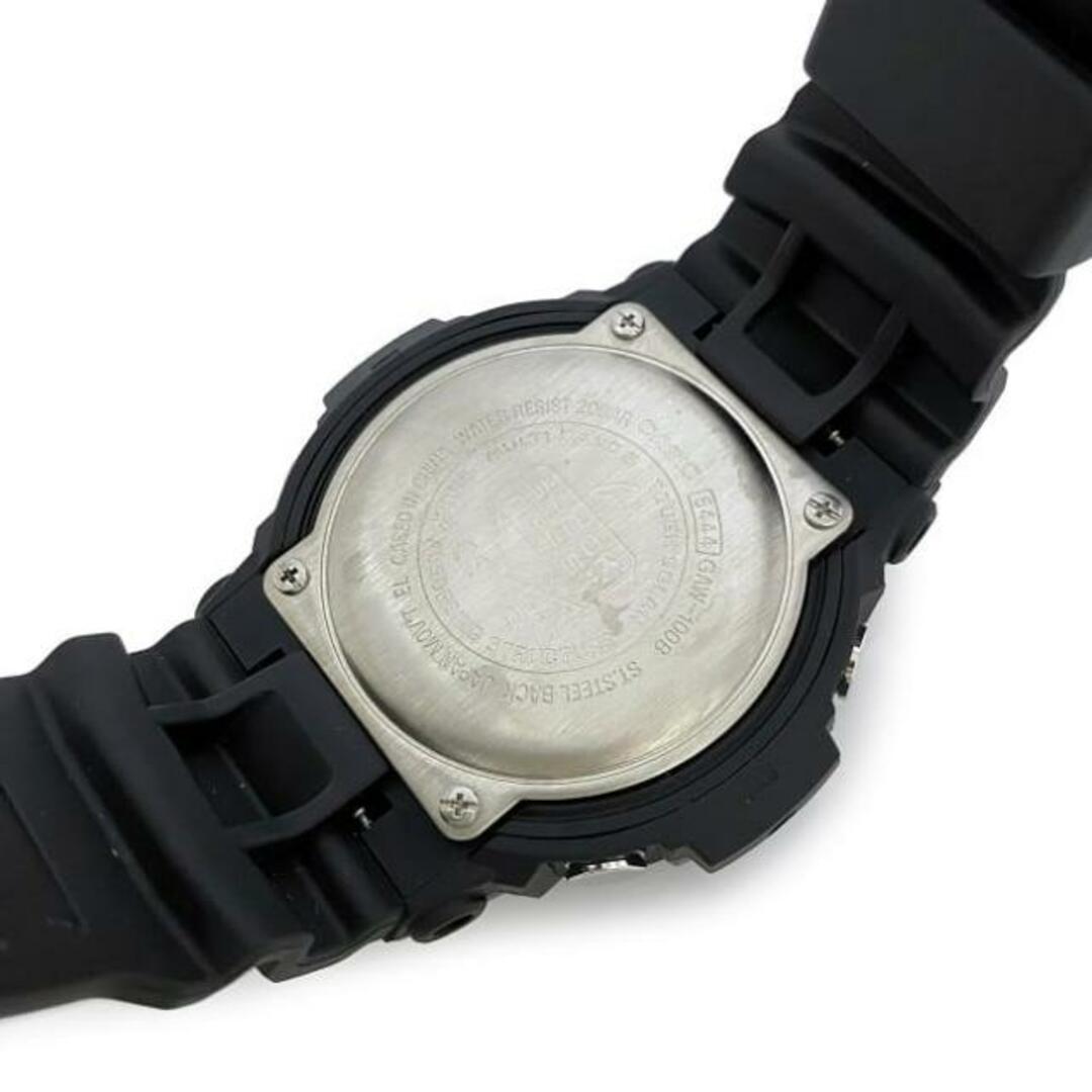 CASIO - カシオ 腕時計 ブラック ブルー G-Shock GAW-100B 美品 CASIO - カシオ 腕時計 ブラック ブルー G-Shock GAW-100B 美品