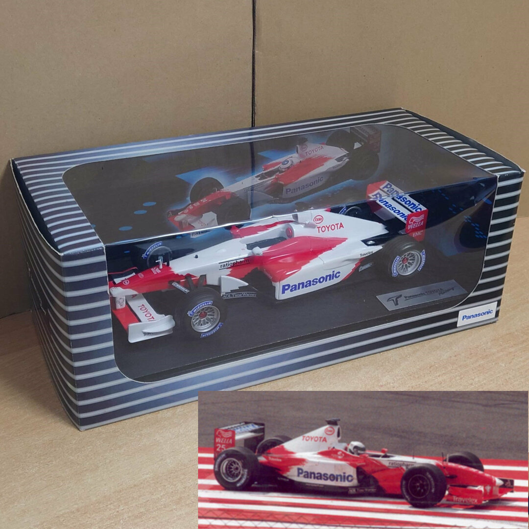 1/18 Panasonic TOYOTA Racing F1パナソニックトヨタ エンタメ/ホビーのおもちゃ/ぬいぐるみ(ミニカー)の商品写真