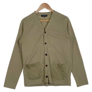 コムデギャルソン(COMME des GARCONS)のCOMME des GARCONS HOMME コムデギャルソンオム 17SS コットン ナイロン カーディガン バックプリント カーキ HS-T026 Size S(カーディガン)