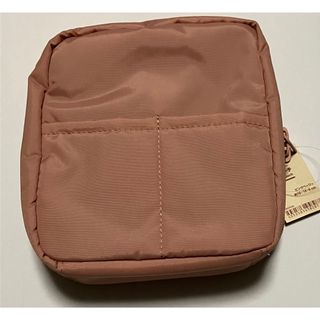 MUJI (無印良品) - 【新品】無印良品 ナイロンメイクポーチ ピンク
