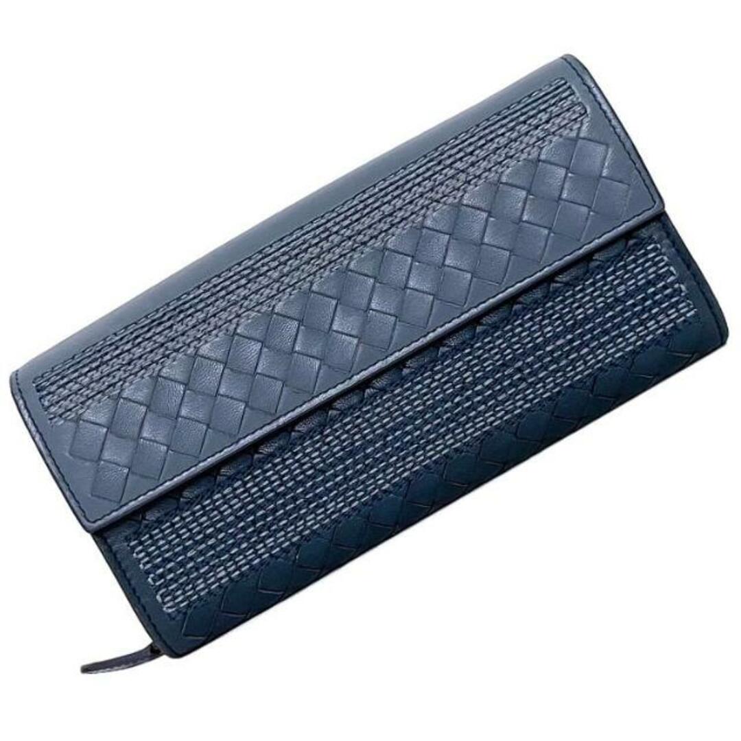 BOTTEGA VENETA - ボッテガ ヴェネタ 二つ折り 長財布 グレー BOTTEGA VENETA - ボッテガ ヴェネタ 二つ折り 長財布 グレー