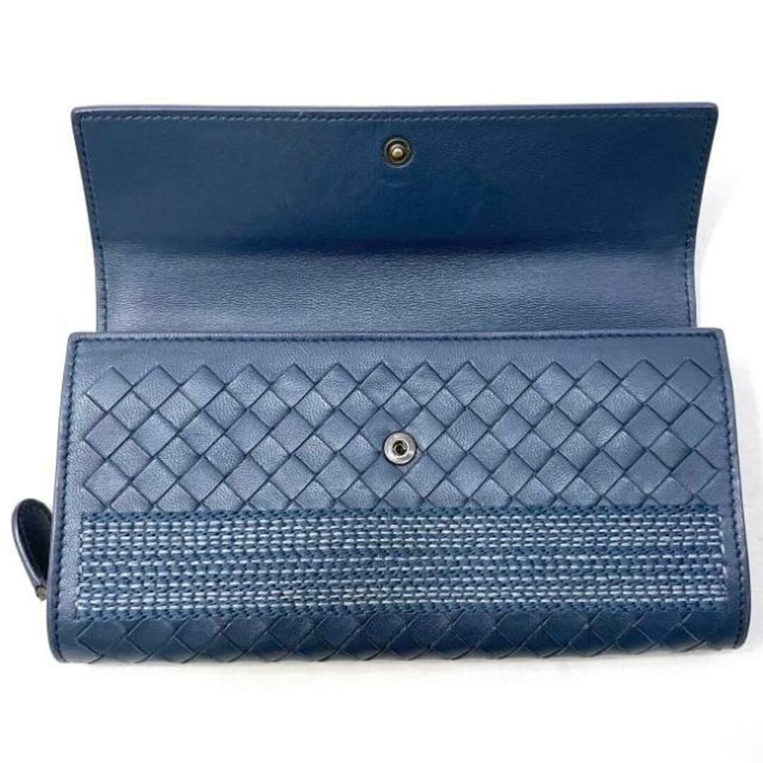BOTTEGA VENETA - ボッテガ ヴェネタ 二つ折り 長財布 グレー BOTTEGA VENETA - ボッテガ ヴェネタ 二つ折り 長財布 グレー