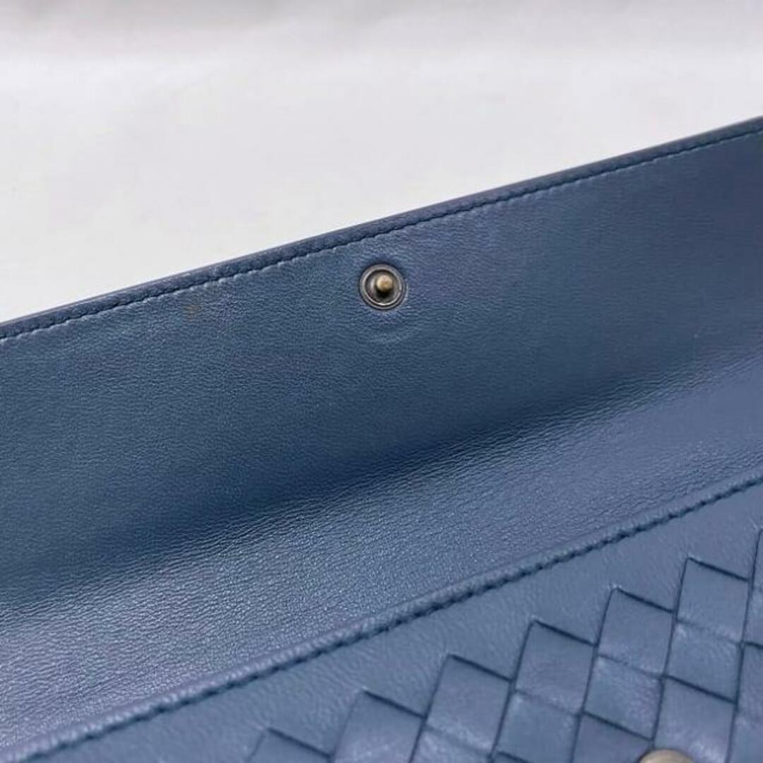 BOTTEGA VENETA - ボッテガ ヴェネタ 二つ折り 長財布 グレー BOTTEGA VENETA - ボッテガ ヴェネタ 二つ折り 長財布 グレー