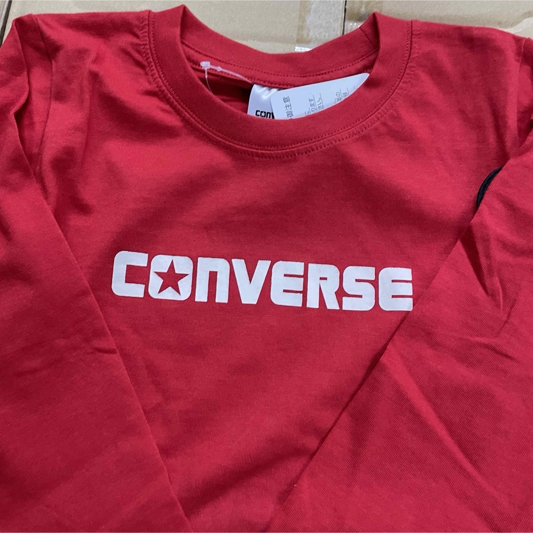 CONVERSE(コンバース)の訳ありコンバース長袖Tシャツ　80センチ キッズ/ベビー/マタニティのベビー服(~85cm)(Ｔシャツ)の商品写真