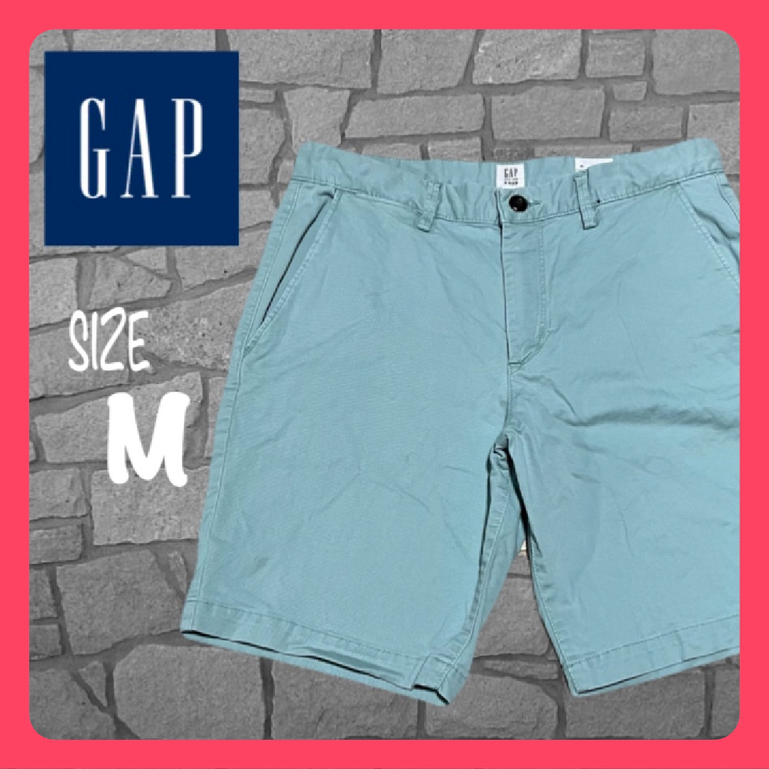 GAP(ギャップ)のGAP ギャップ メンズ ハーフパンツ ライトグリーン Mサイズ メンズのパンツ(ショートパンツ)の商品写真