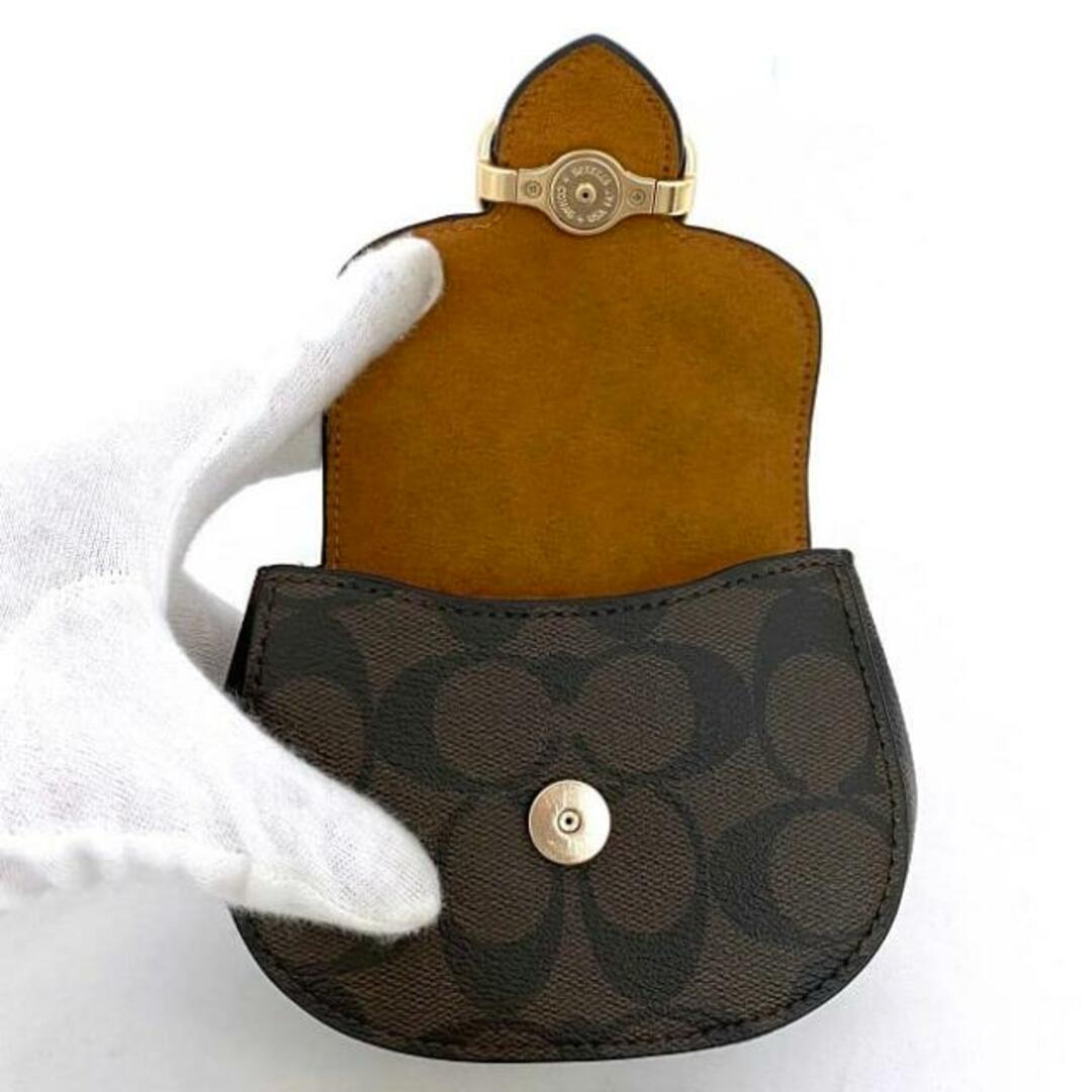 COACH - コーチ ミニ ショルダーバッグ ブラック ブラウン COACH - コーチ ミニ ショルダーバッグ ブラック ブラウン