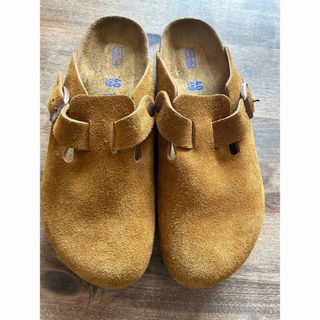 ビルケンシュトック(BIRKENSTOCK)の新品 ビルケンシュトック ボストン　キャメル　40(スリッポン/モカシン)