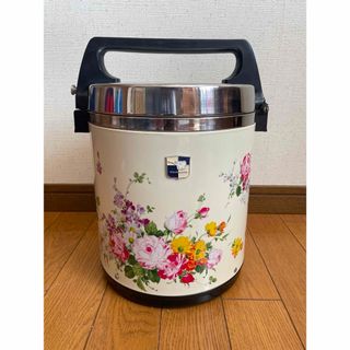 昭和レトロ　花柄　象印ヂャー　幸　KSA-3  3.8リットル(炊飯器)