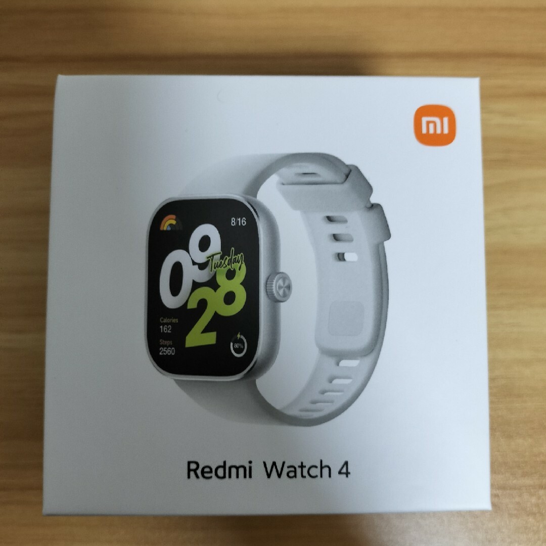 Xiaomi(シャオミ)のXiaomi　REDMI WATCH 4 シルバーグレー スマホ/家電/カメラのスマートフォン/携帯電話(その他)の商品写真