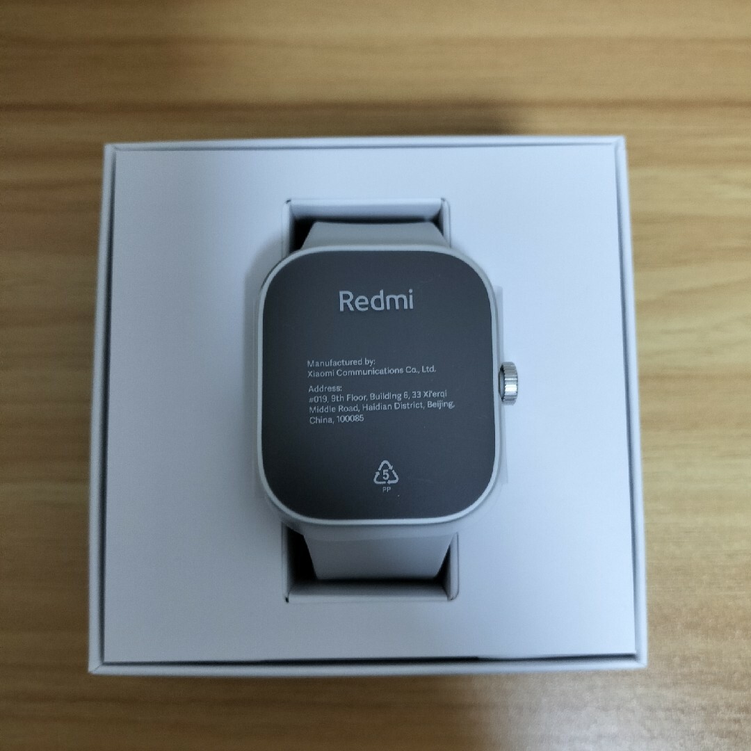 Xiaomi(シャオミ)のXiaomi　REDMI WATCH 4 シルバーグレー スマホ/家電/カメラのスマートフォン/携帯電話(その他)の商品写真