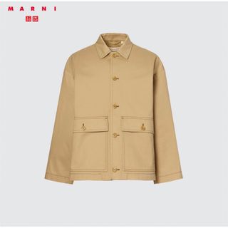 ユニクロ(UNIQLO)のUNIQLO マルニ　オーバーサイズユーティリティジャケット(ミリタリージャケット)