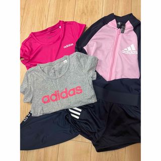 アディダス(adidas)のadidas 女の子Tシャツ、ジャージセット(ウェア)