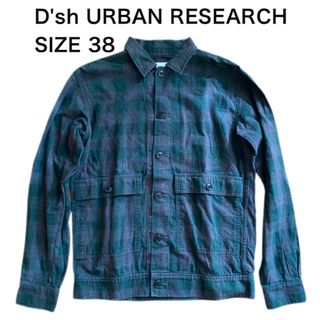 アーバンリサーチドアーズ(URBAN RESEARCH DOORS)のD'sh ディッシュ URBAN RESEARCH 長袖ジャケットシャツ 38(シャツ)