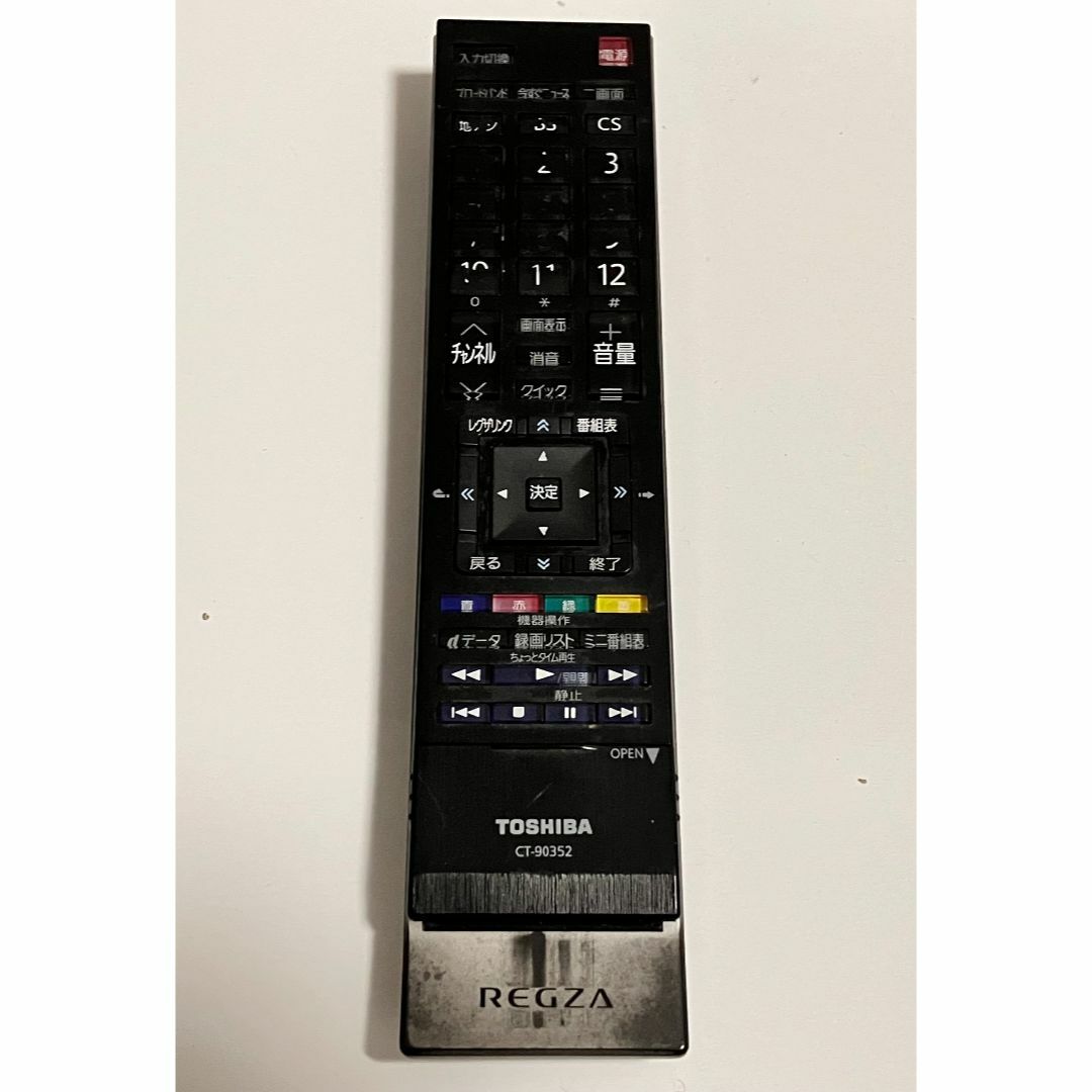 東芝(トウシバ)のTOSHIBA 東芝 CT-90352 純正テレビリモコン スマホ/家電/カメラのテレビ/映像機器(テレビ)の商品写真