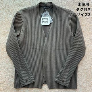 イッセイミヤケ(ISSEY MIYAKE)の【未使用】HOMME PLISSE ISSEY MIYAKE ジャケット 2(ノーカラージャケット)