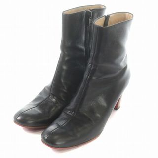 Christian Louboutin - クリスチャンルブタン ショートブーツ レザー 36.5 23.5cm 黒