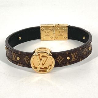 ルイヴィトン(LOUIS VUITTON)のルイヴィトン LOUIS VUITTON ブラスレ LVサークル リバーシブル M6173F モノグラム バングル アクセサリー ブレスレット モノグラムキャンバス ブラウン 美品(ブレスレット/バングル)