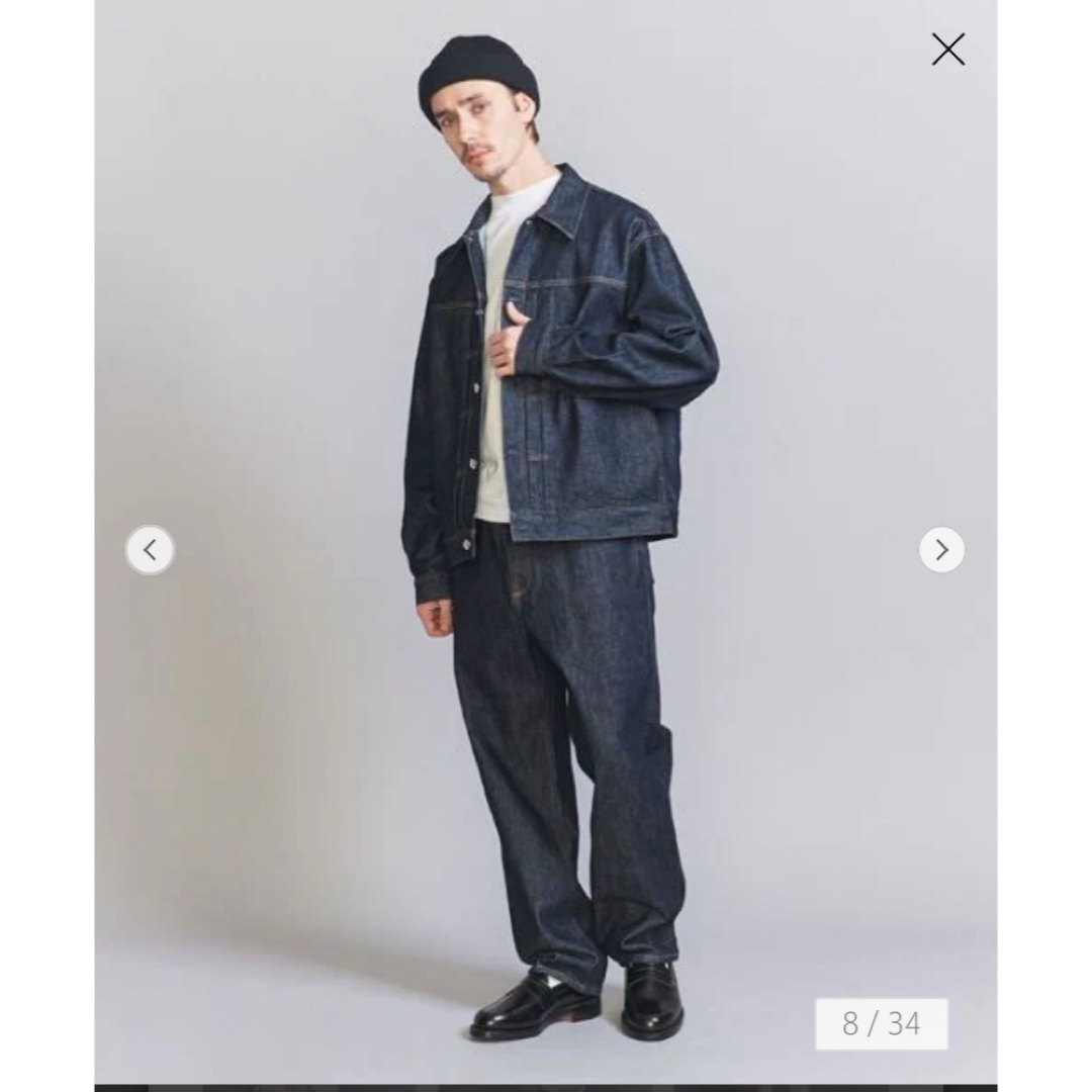 BEAUTY&YOUTH UNITED ARROWS(ビューティアンドユースユナイテッドアローズ)のハイツイスト　デニムブルゾン　XL メンズのジャケット/アウター(Gジャン/デニムジャケット)の商品写真