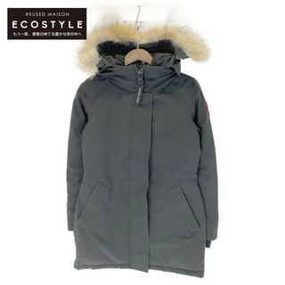 カナダグース(CANADA GOOSE)のカナダグース 3037LA ブラック ヴィクトリアパーカ XS(タイツ/ストッキング)