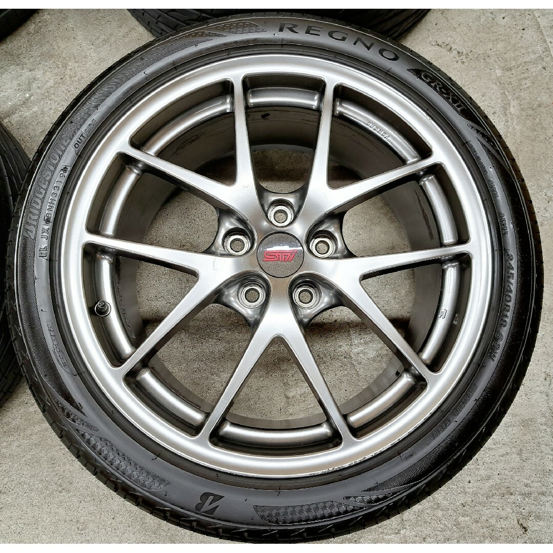 BBS - スバル WRX STI 純正 BBS ホイールタイヤ 4本 8.5J 鍛造の通販 BBS - スバル WRX STI 純正 BBS ホイールタイヤ 4本 8.5J 鍛造の通販