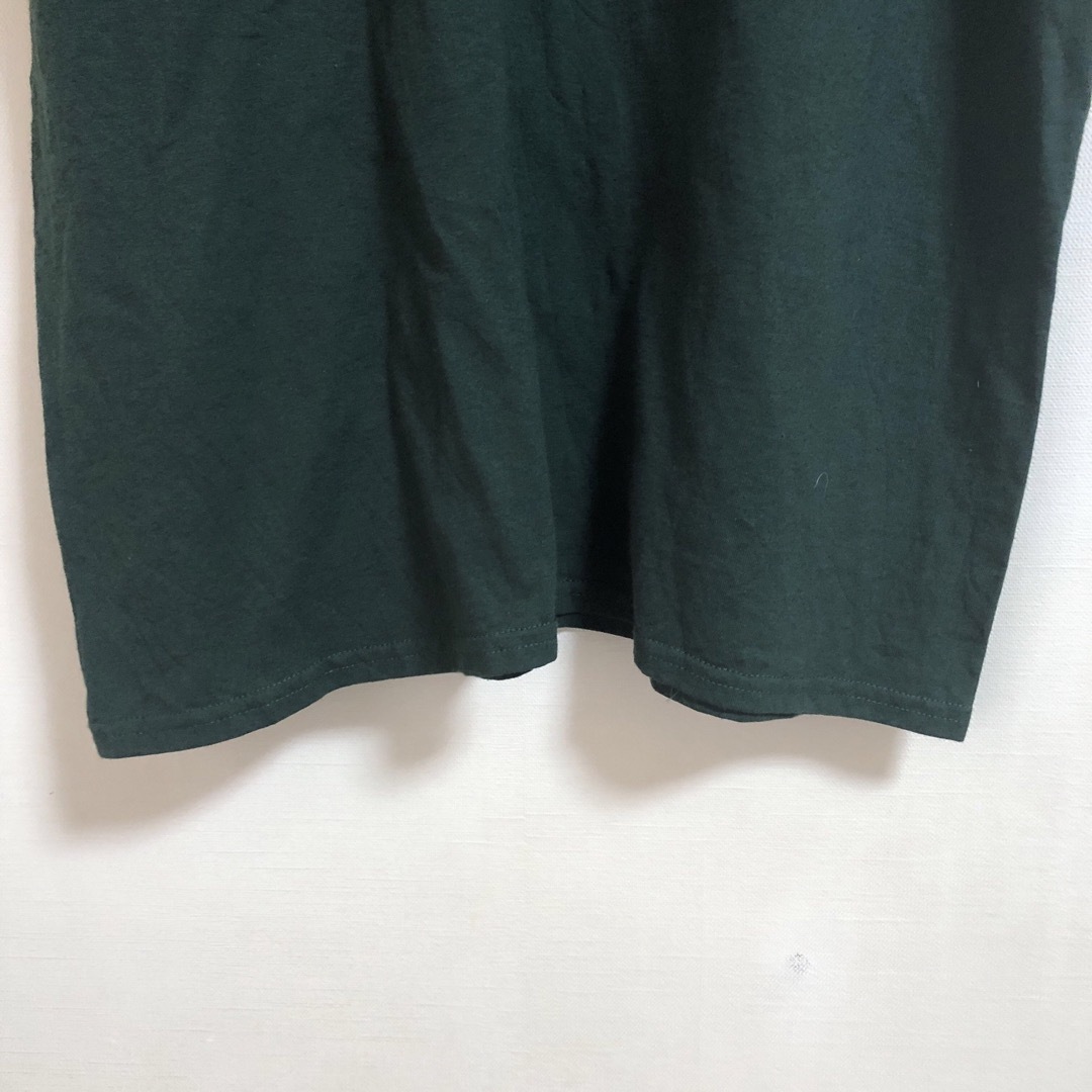 GILDAN(ギルタン)のギルダン　US古着　Tシャツ　XL 90’s グリーン　プリント メンズのトップス(Tシャツ/カットソー(半袖/袖なし))の商品写真