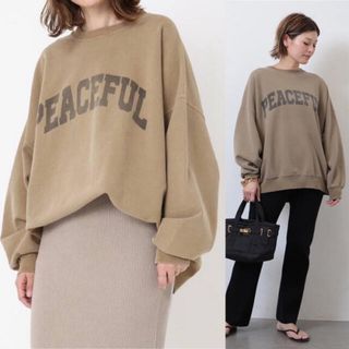 Deuxieme Classe PEACEFUL ロゴスウェット