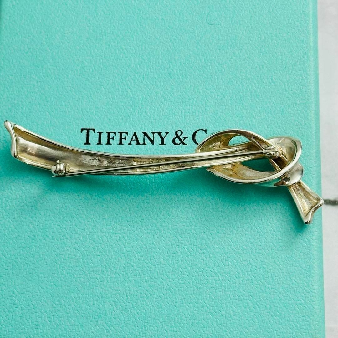 Tiffany & Co.(ティファニー)のTiffany ティファニー　ブローチ　リボン　ノット　結び　7.5cm レディースのアクセサリー(ブローチ/コサージュ)の商品写真