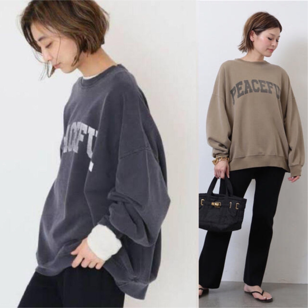 Deuxieme Classe PEACEFUL ロゴスウェット | フリマアプリ ラクマ Deuxieme Classe PEACEFUL ロゴスウェット | フリマアプリ ラクマ