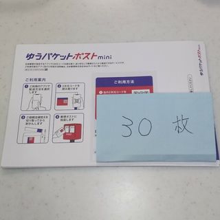 【ラスト】ゆうパケットポストmini封筒30枚(印刷物)