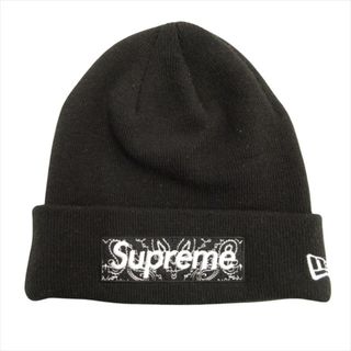 シュプリーム(Supreme)の美品 19aw シュプリーム × ニューエラ ペイズリー ボックスロゴ ビーニー(その他)