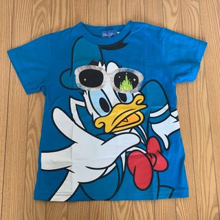 ディズニー(Disney)の美品 Disney ディズニー 公式 プリントTシャツ 半袖 110cm(Tシャツ/カットソー)