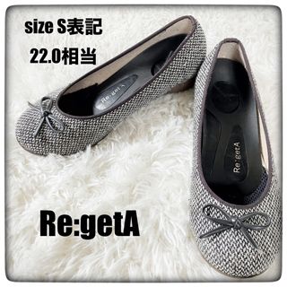 Re:getA - Re:getA リゲッタ リボン付きパンプス sizeS表記 22.0