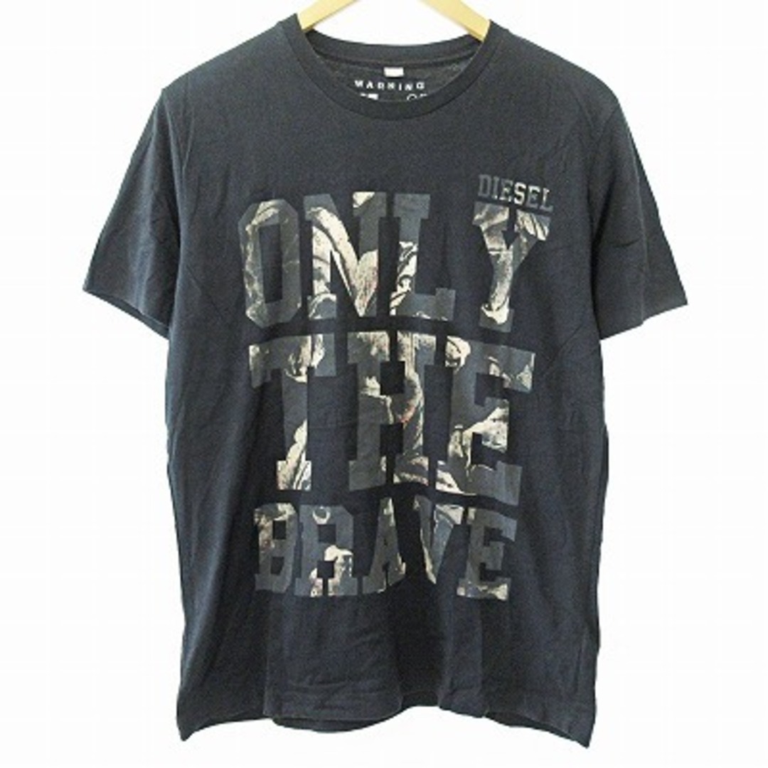 DIESEL(ディーゼル)のディーゼル DIESEL 美品 Tシャツ カットソー 半袖 黒 S 0402 メンズのトップス(Tシャツ/カットソー(半袖/袖なし))の商品写真