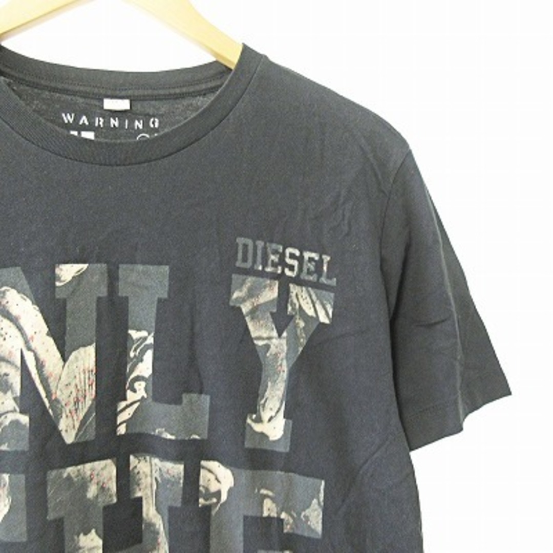 DIESEL(ディーゼル)のディーゼル DIESEL 美品 Tシャツ カットソー 半袖 黒 S 0402 メンズのトップス(Tシャツ/カットソー(半袖/袖なし))の商品写真