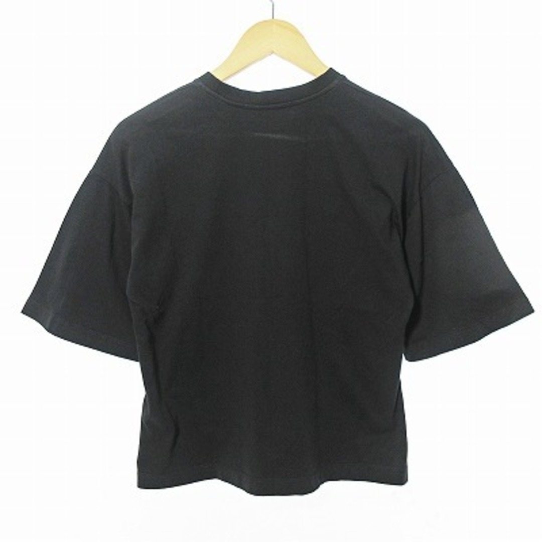 MSGM(エムエスジイエム)のMSGM 近年モデル Tシャツ カットソー ロゴ プリント 黒 XS レディースのトップス(Tシャツ(半袖/袖なし))の商品写真