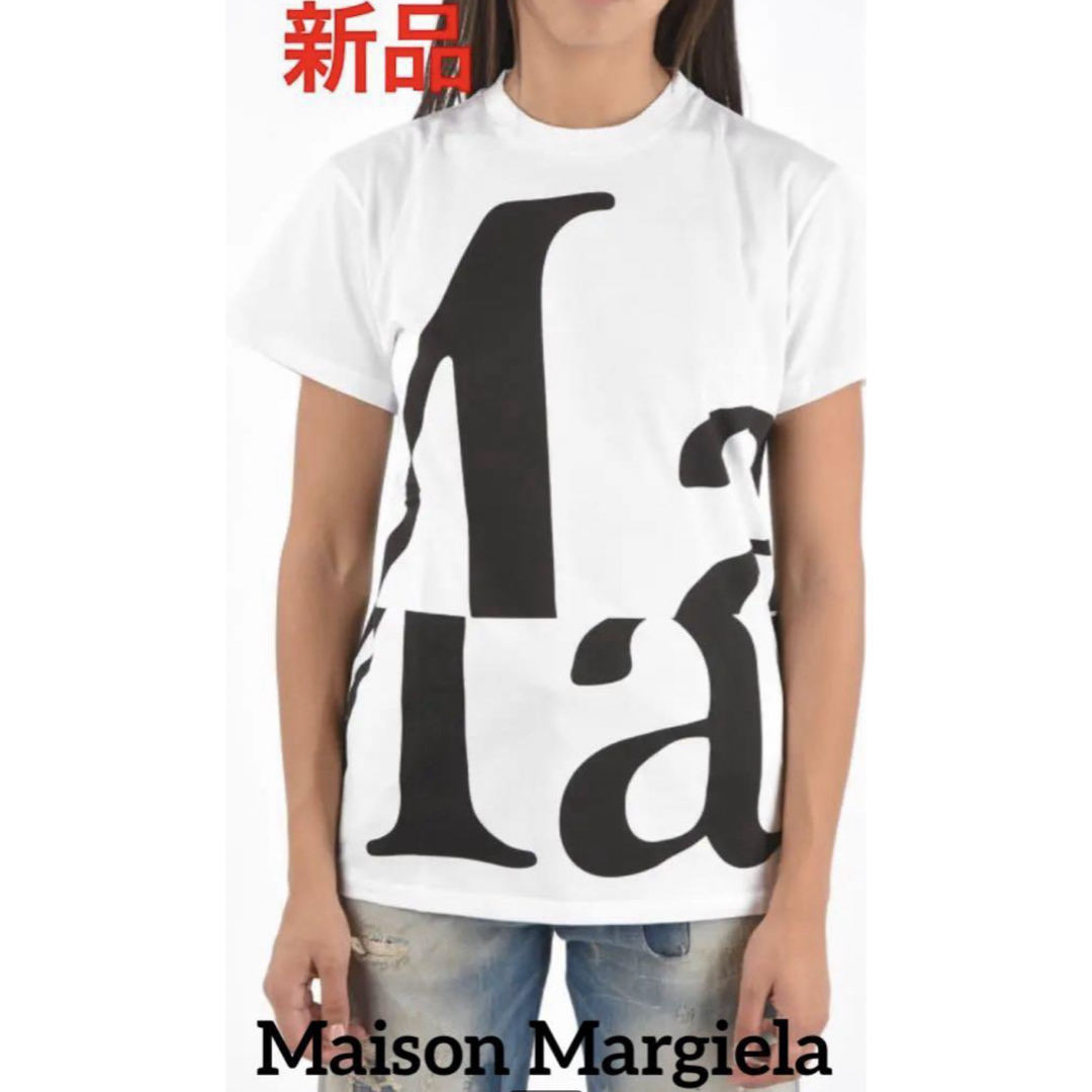新品 正規品!!  新品 メゾンマルジェラ Tシャツ 白日本サイズS相当 トップス