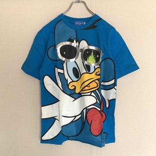 ディズニー(Disney)の美品 Disney ディズニー 公式 プリントTシャツ 半袖 S(Tシャツ/カットソー(半袖/袖なし))